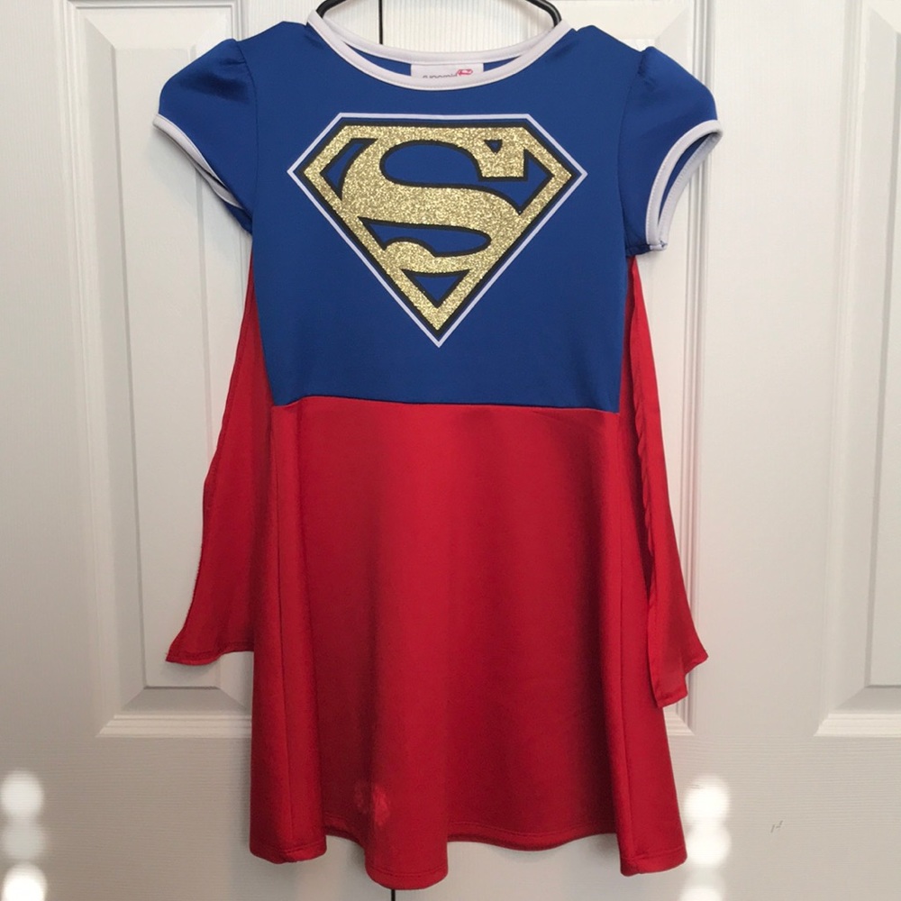 ⚡️super girl kids costume ⚡️